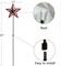 6 Pcs 22" Patriotic Metal Barn Star Garden Stakes, Red White Blue Americana Yard Signs for 4th of July Outdoor Decorations, Lawn, Porch & Garden Decor